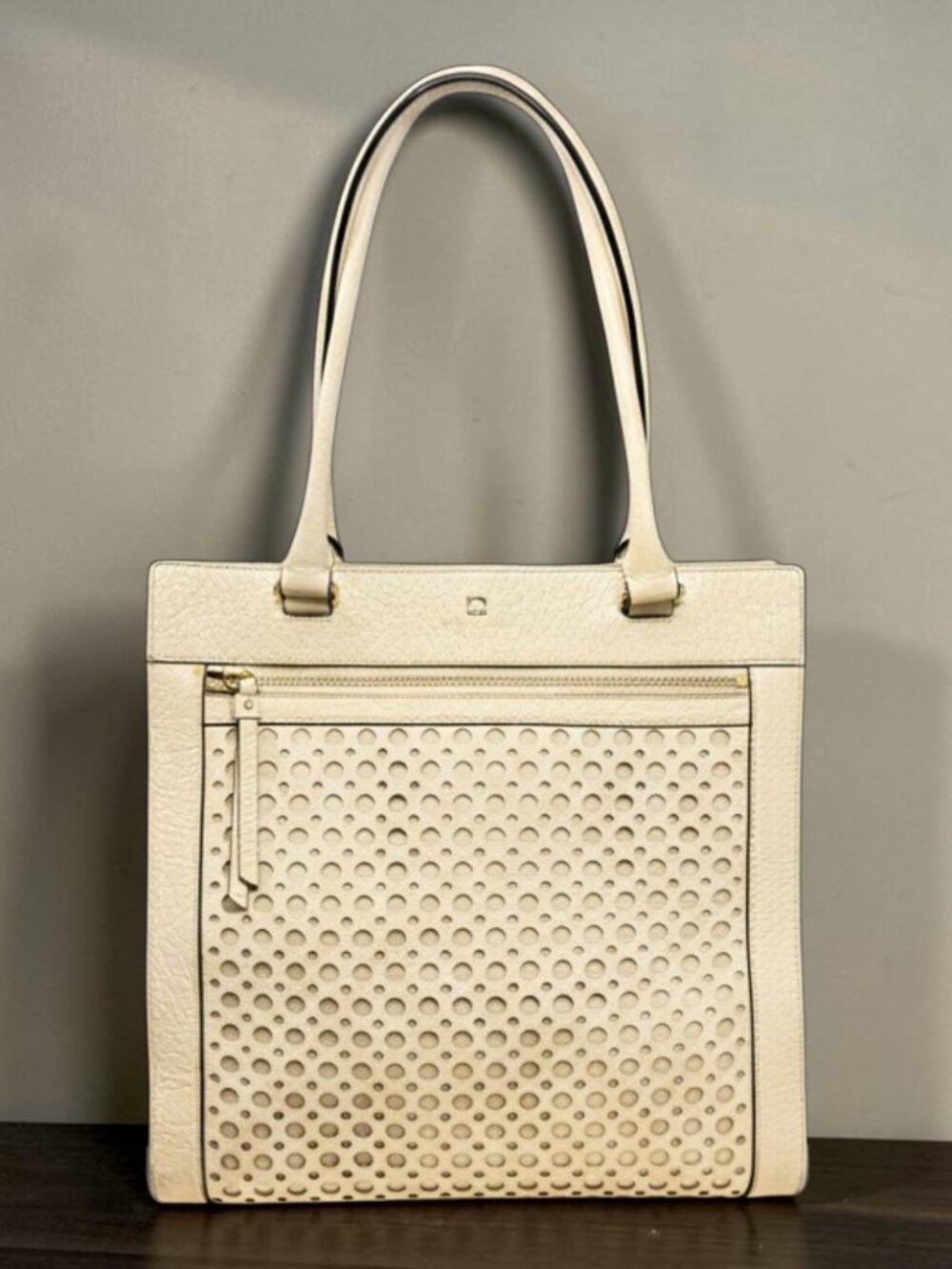 Kate Spade NY Perri Lane Bubble Lynn Leather Tote Shoulder Bag‎ Large